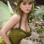 160cm (5ft3) C-Cup Hybrid Curvy Elf Sex Doll with Silicone Head S19 for Men | SexyDolls.shop