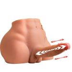 24cm (9.9″) Male Torso Sex Doll Pear with Vibrating Dildo for Women | SexyDolls.shop