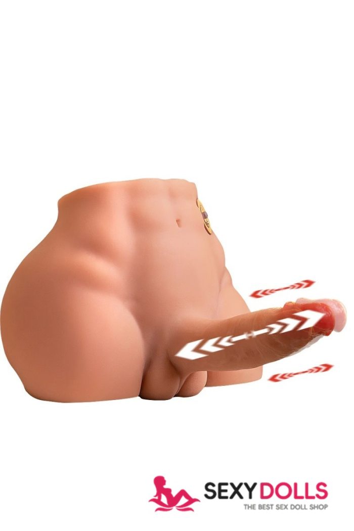 24cm (9.9″) Male Torso Sex Doll Pear with Vibrating Dildo for Women | SexyDolls.shop 24cm (9.9″) Male Torso Sex Doll Pear with Vibrating Dildo for Women | SexyDolls.shop