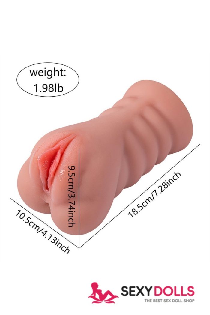 18.5cm (7.3”) Masturbation Cup Vibrating Pocket Pussy Rama for Men, In Stock USA - Image 2