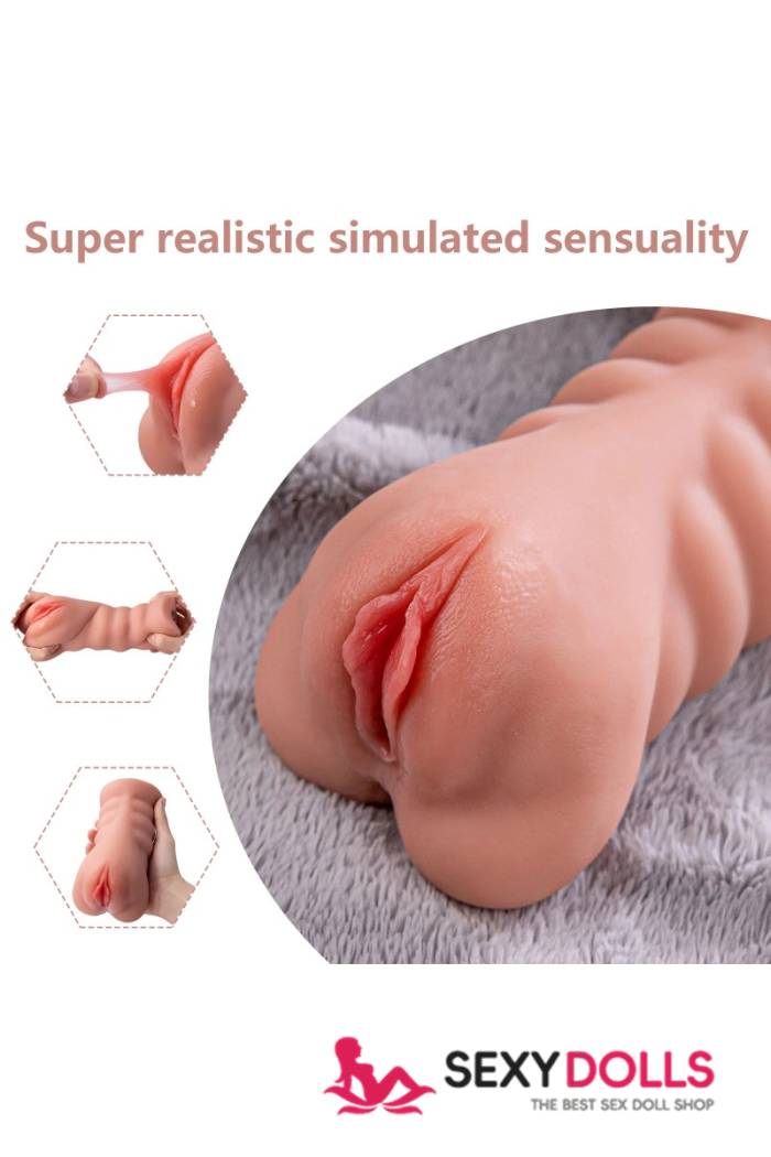 18.5cm (7.3”) Masturbation Cup Vibrating Pocket Pussy Rama for Men, In Stock USA - Image 8