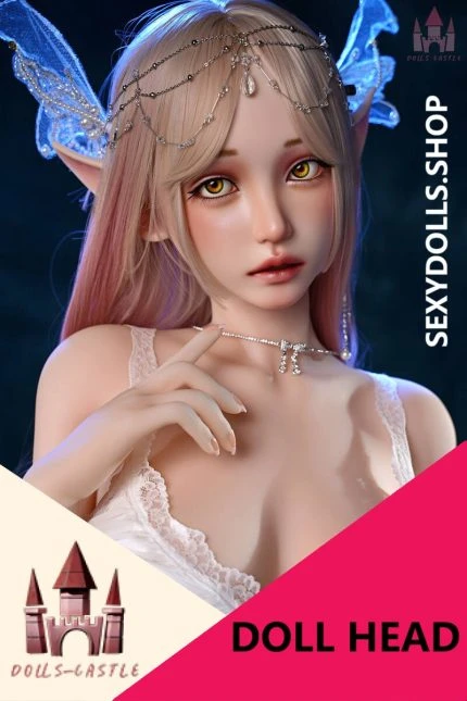 Dolls Castle Silicone Sex Doll Head | SexyDolls.shop