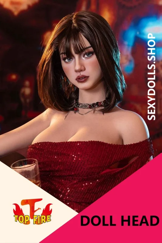 Top Fire Doll Silicone Sex Doll Head | SexyDolls.shop