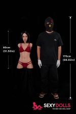 60cm (2ft) AA-Cup Ultra Lightweight Silicone Love Torso 661# with Head Miyoshi, CLM ULW Series - Image 9