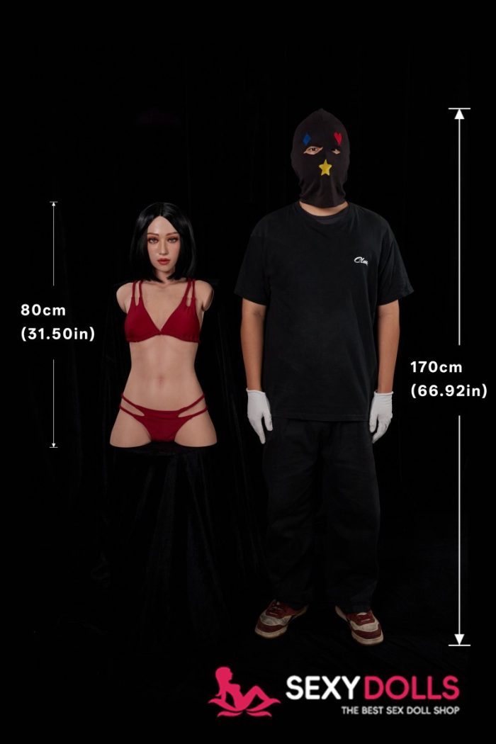 60cm (2ft) AA-Cup Ultra Lightweight Silicone Love Torso 661# with Head Miyoshi, CLM ULW Series - Image 9