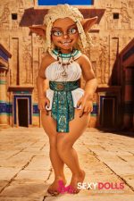 70cm (2ft4) Silicone Fantasy Love Doll Kaela for Men, Suntan - Image 5