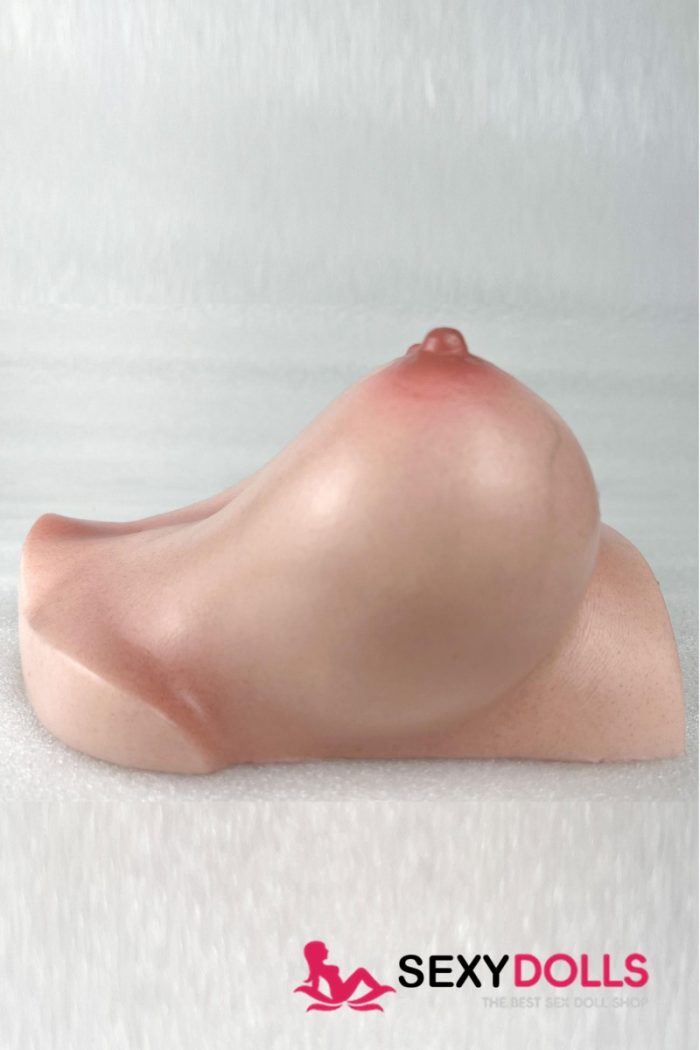 Climax Mammary Sex Intercourse Silicone Sex Toy Si-B-53, Cinnamon - Image 4
