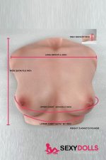 Climax Mammary Intercorse Silicone Sex Toy Si-B-61 for Men, Cinnamon - Image 6