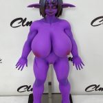 70cm (2ft4) Realistic Fantasy Love Dolls Zarga for Men, Purple | SexyDolls.shop