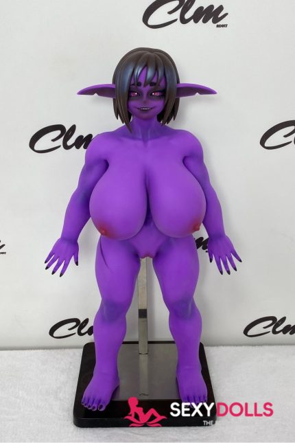 70cm (2ft4) Realistic Fantasy Love Dolls Zarga for Men, Purple | SexyDolls.shop