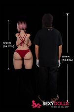 80cm (2ft7) K-Cup Ultra Lightweight Silicone Sex Torso Rhea 884# with Head for Men - Image 11