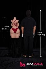 80cm (2ft7) K-Cup Ultra Lightweight Silicone Sex Doll Torso 884# for Men - Image 10