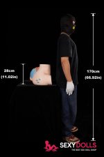 Climax Silicone Love Doll Butt Fantasy Horse Tail Ray for Men - Image 9