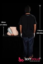 Climax Silikone Sex Doll Butt Fantasy Horse Tail Razor for Men - Image 10