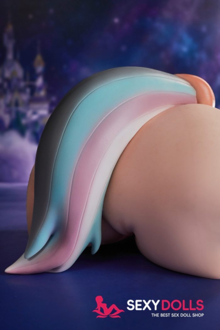 Climax Silikone Sex Doll Butt Fantasy Horse Tail Razor for Men - Image 5