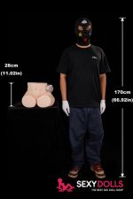 Climax Silikone Sex Doll Butt Fantasy Horse Tail Razor for Men - Image 8