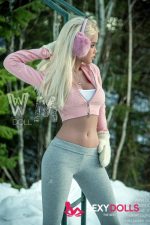 159cm (5ft2) C-cup Skinny Blonde Sex Doll Sanaa with Head #398 for Men - Image 10